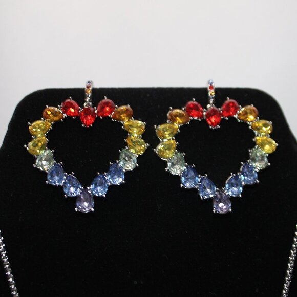 SIMPLY VERA Vera Wang Pride Matching Heart Pendant and Earring Set - Picture 5 of 15